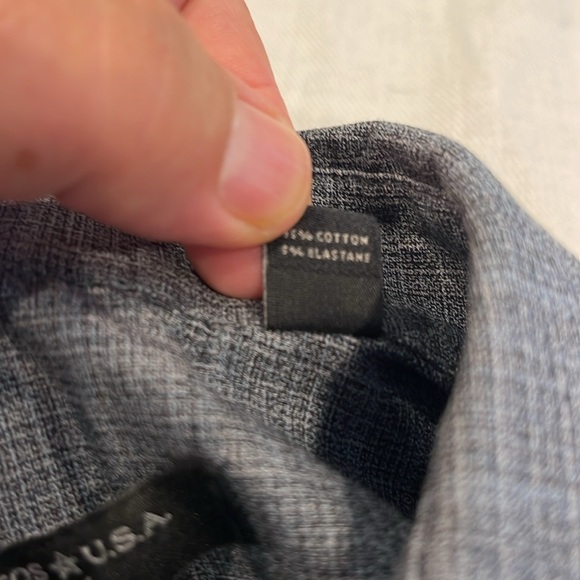 John Varvatos men’s long sleeve button down dress shirt | size 15.5 neck 32/33 - Picture 8 of 11